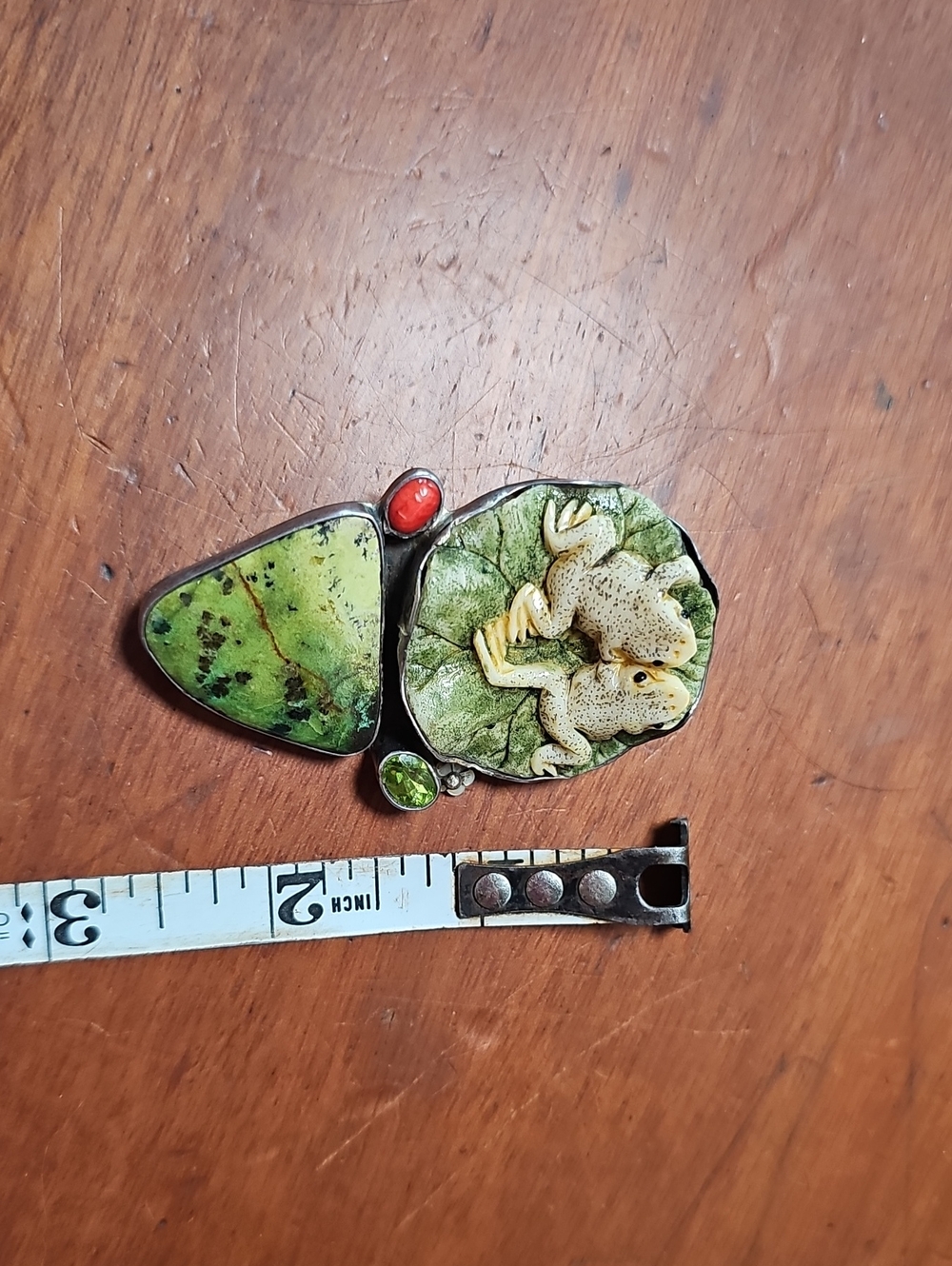 Amy Kahn Russell Frog Pendant/pin - Picture 4 of 5